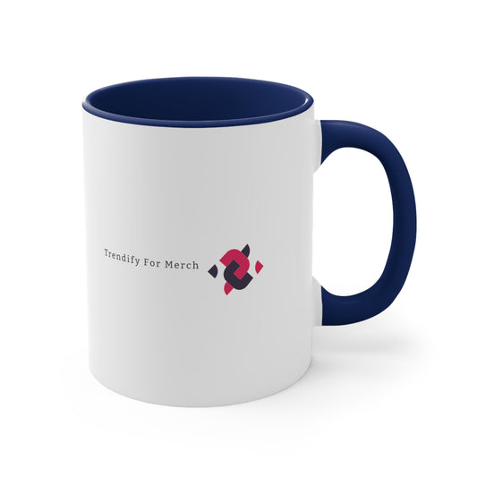 Trendify Accent Coffee Mug, 11oz