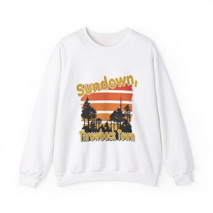 Sundown Throwback Town Unisex Heavy Blend™ Crewneck Sweatshirt