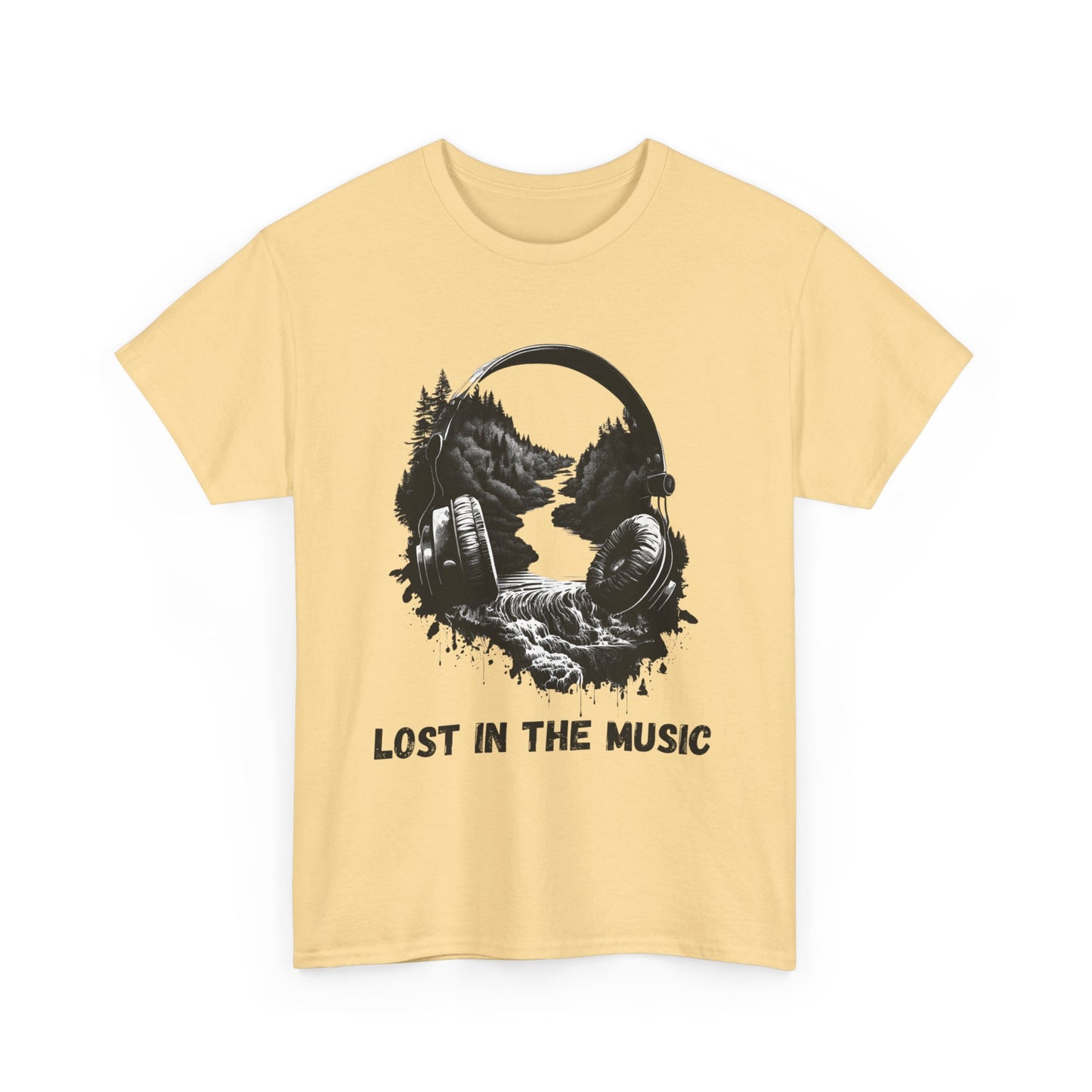 Lost In The Music Unisex Heavy Cotton Tee