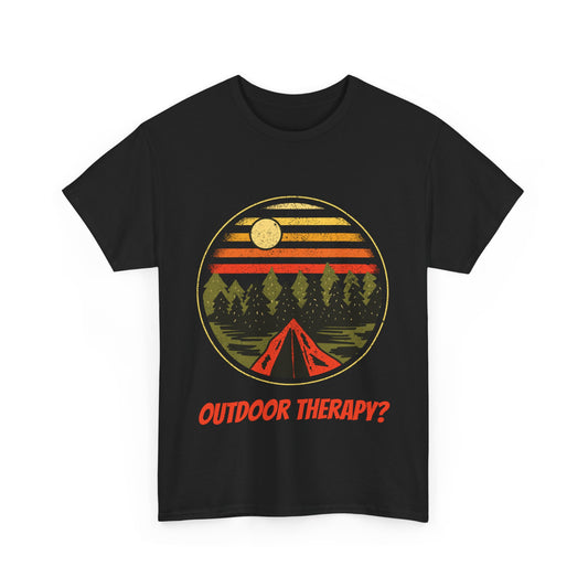Outdoor Therapy? Unisex Heavy Cotton Tee