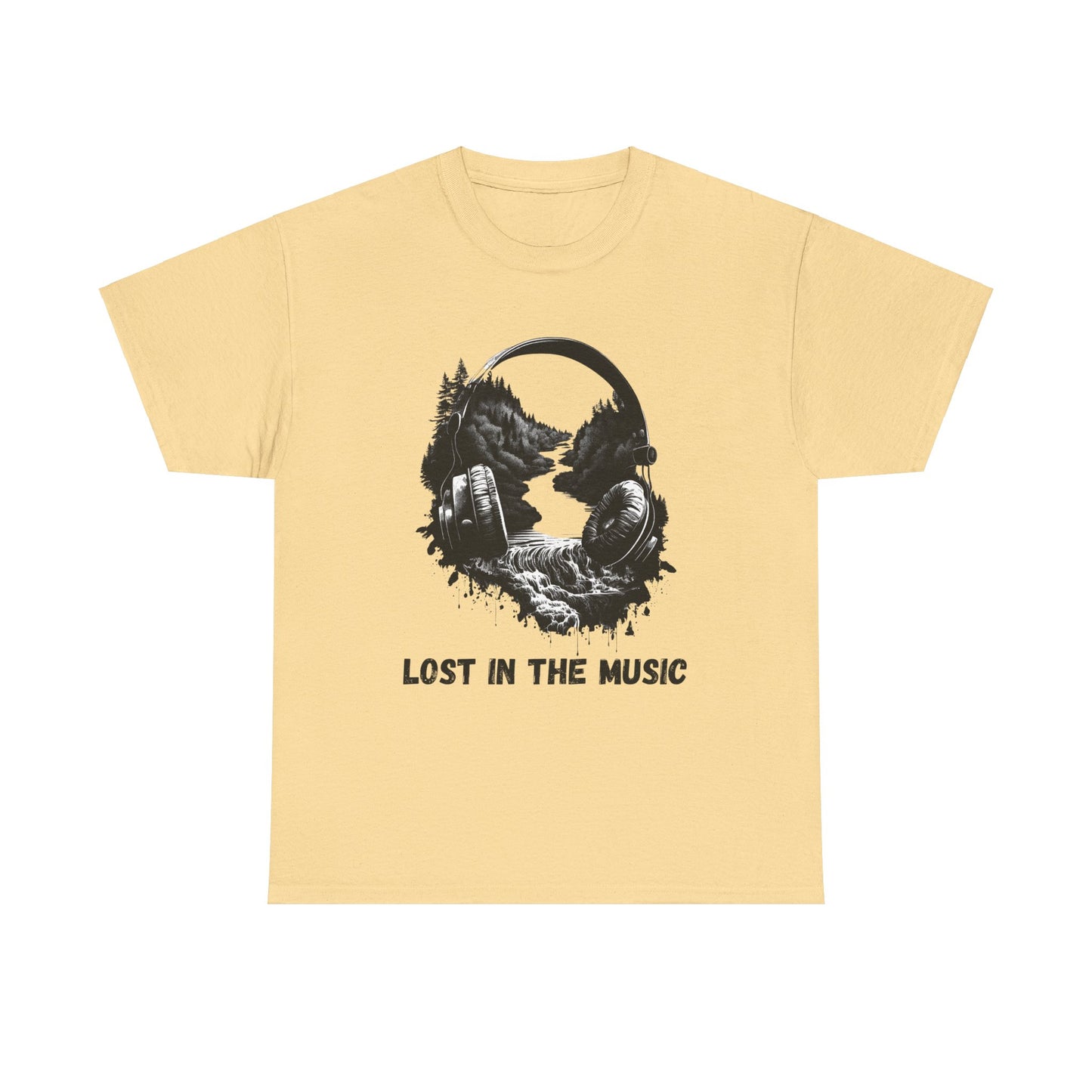 Lost In The Music Unisex Heavy Cotton Tee