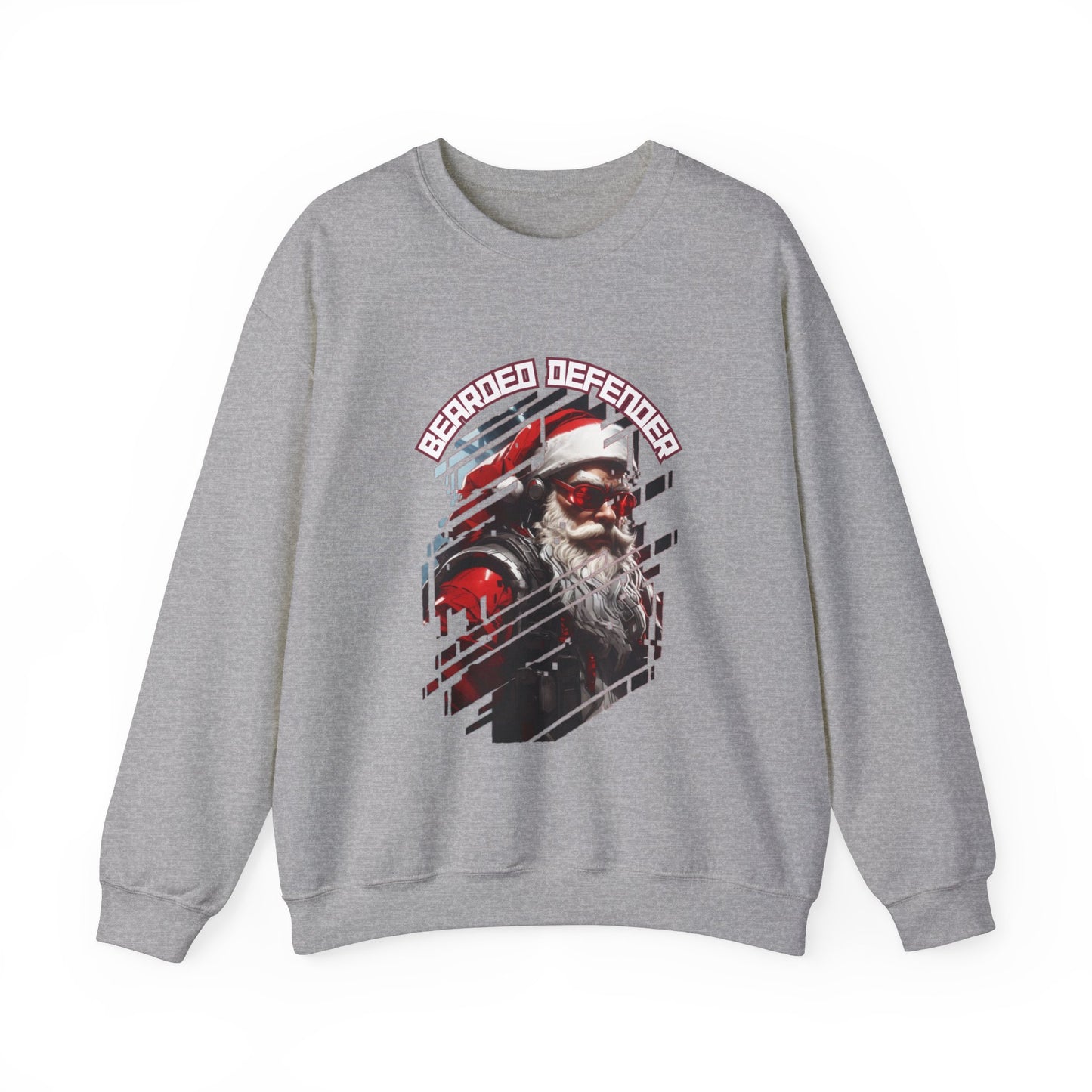 Cyberpunk Santa Unisex Heavy Blend™ Crewneck Sweatshirt